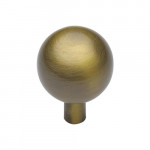 M Marcus Heritage Brass Sphere Design Cabinet Knob 28mm 